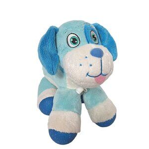 My Tuggles Let's Walk Blue Puppy Dog Plush Stuffed Animal 9.25"